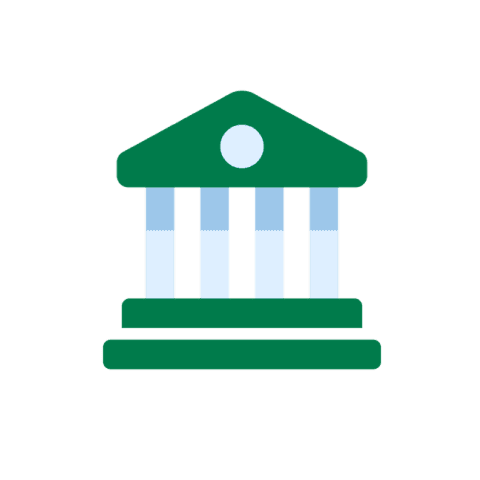 Government building icon 