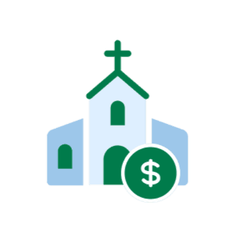 Church building icon